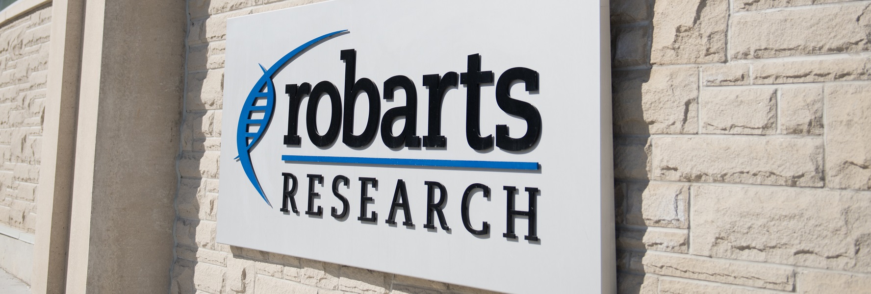 Exterior of Robarts Sign